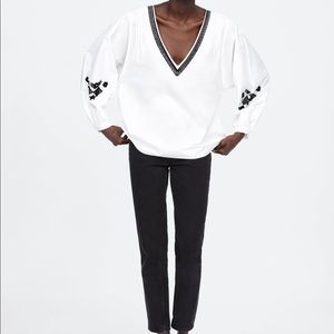 Zara NWT sz M blouse